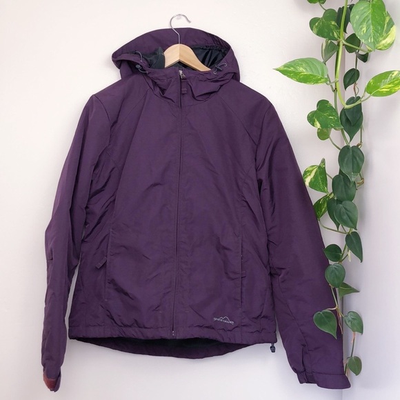 Eddie Bauer Jackets & Blazers - Eddie Bauer Fleece Lined Ski Jacket Coat Purple S